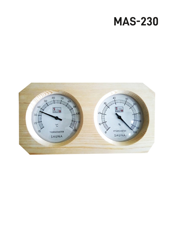 Sauna Thermometer & Hygrometer – MAS 230